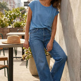 Damen Basic Tee | Loose Crew