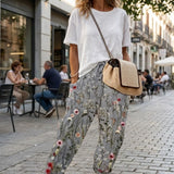 Damen Streifen Hose | Sommer