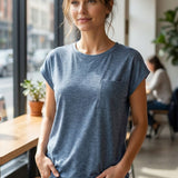 Damen Basic Tee | Loose Crew