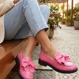 Damen Slip On Loafer | Schleifenverzierung