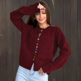NOELLE | NAPPI-DETALJI NEULECARDIGAN