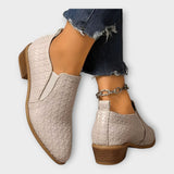Veronika – Tyylikkäät Slip-On-kengät matalalla korolla