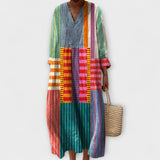 Lia - Tyylikäs mekko geometrisella kuviolla