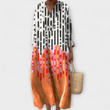 Alden - Tyylikäs geometrinen mekko