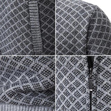 WAFFLE ZIP CARDIGAN MIEHILLE