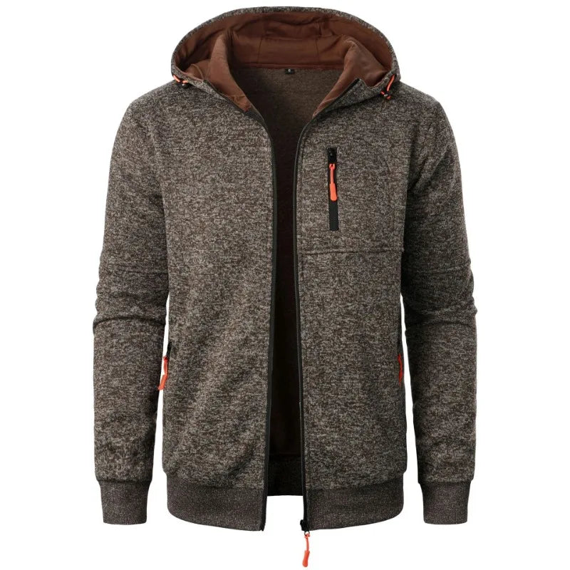 ELEGANTTI FLEECE-TAKKI MIEHILLE