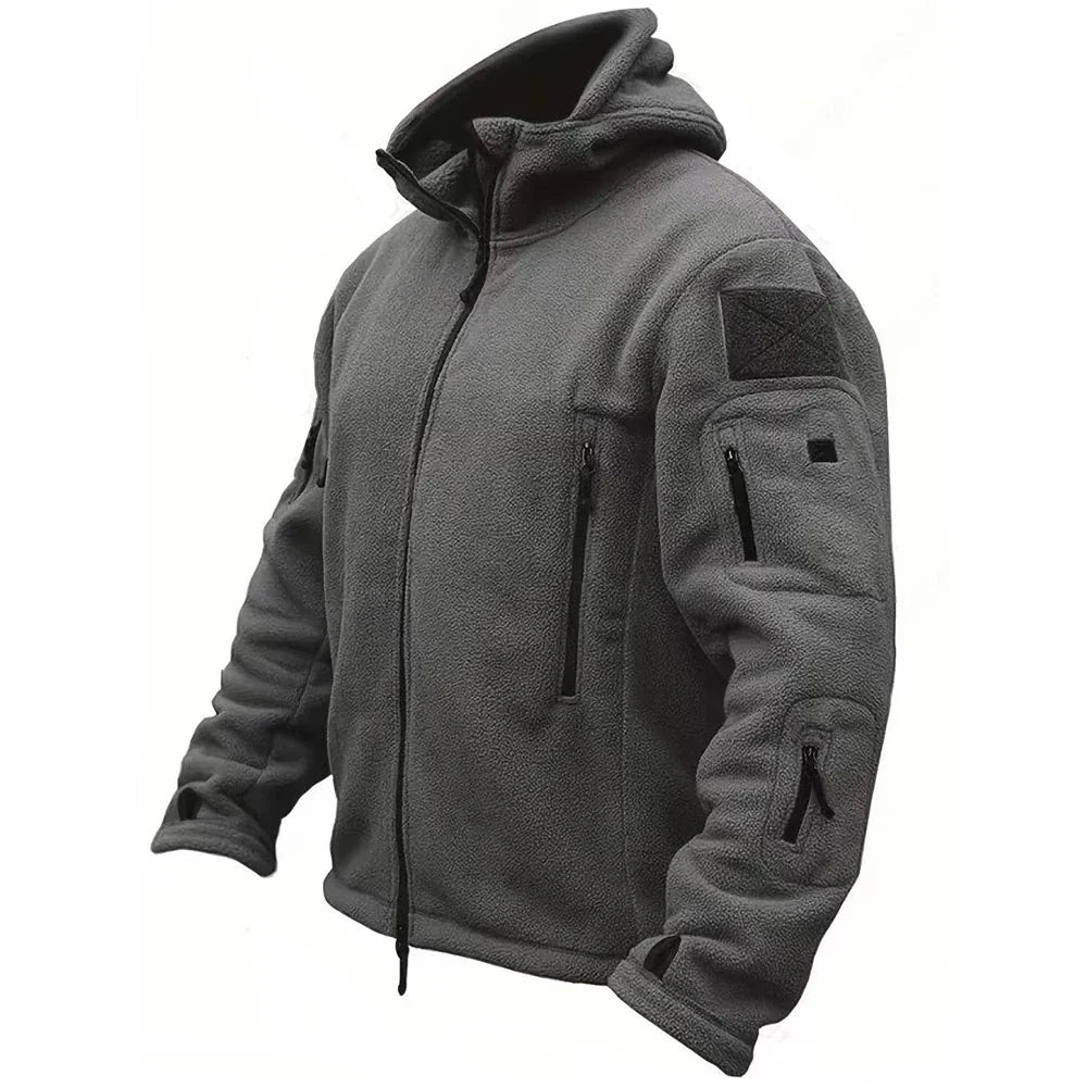 TAKTINEN FLEECE-TAKKI MIEHILLE