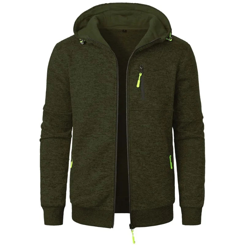 ELEGANTTI FLEECE-TAKKI MIEHILLE