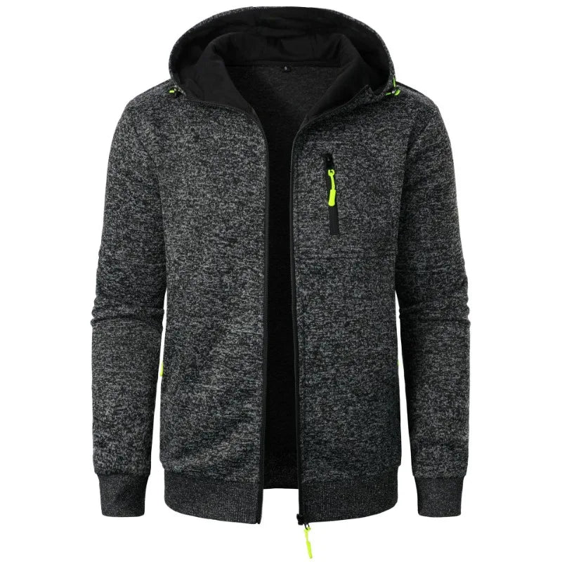 ELEGANTTI FLEECE-TAKKI MIEHILLE