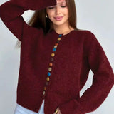 NOELLE | NAPPI-DETALJI NEULECARDIGAN