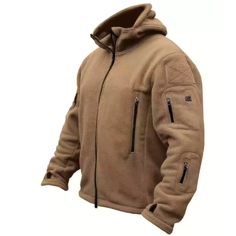TAKTINEN FLEECE-TAKKI MIEHILLE