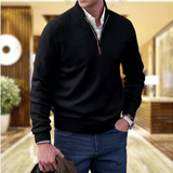 Martin – ylellinen miesten vetoketjullinen pooloneule