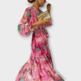 Evelyn - Maxi suknelė Aquarelle Dream