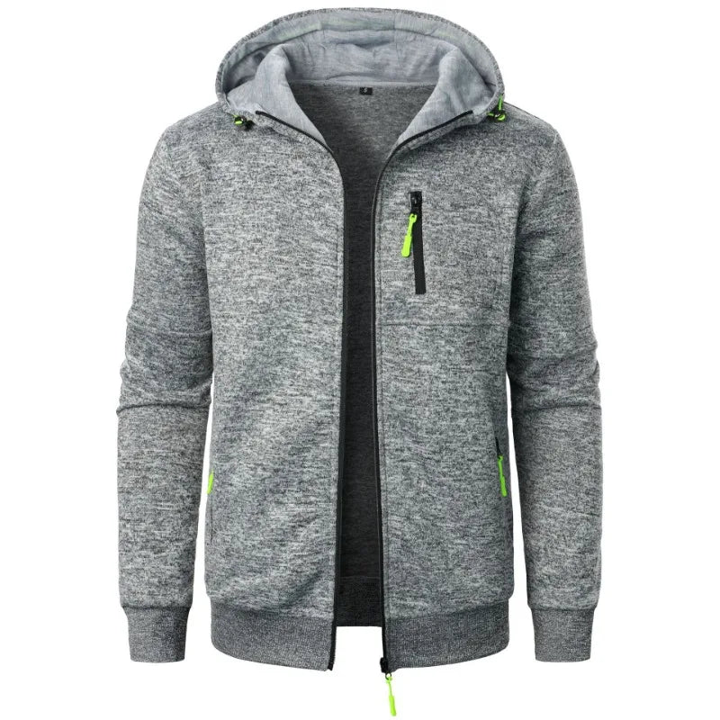 ELEGANTTI FLEECE-TAKKI MIEHILLE
