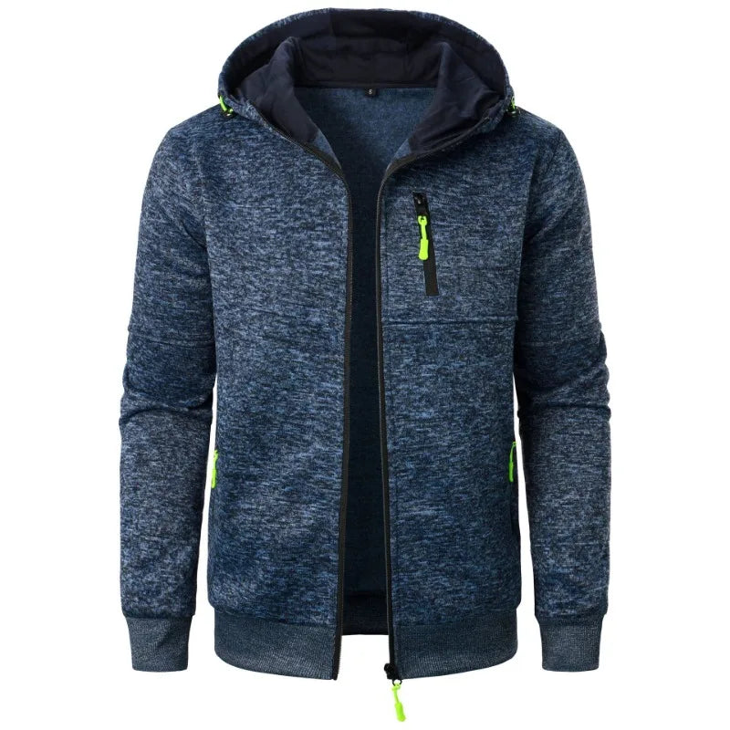 ELEGANTTI FLEECE-TAKKI MIEHILLE