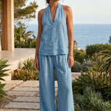 Damen Sommer-Outfit | Top + Hose