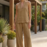 Damen Sommer-Outfit | Top + Hose