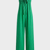 Damen Bandeau Jumpsuit | Wide-Leg