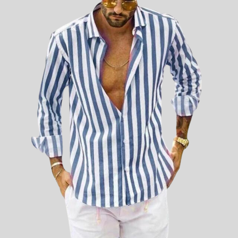 Tomáš – raidallinen paita miehille