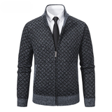 WAFFLE ZIP CARDIGAN MIEHILLE