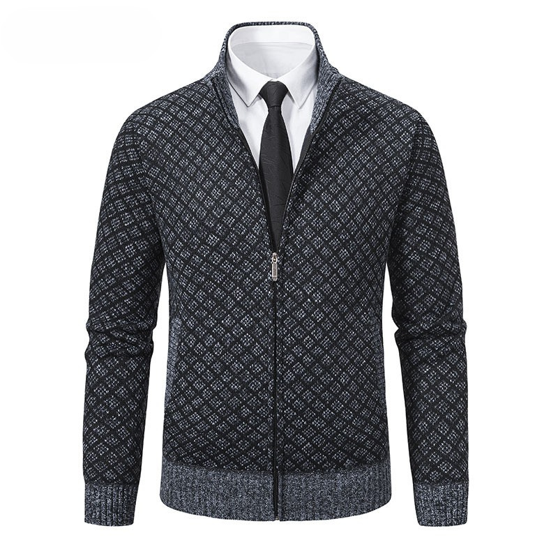 WAFFLE ZIP CARDIGAN MIEHILLE