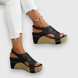 Mia – Vintage-tyyliset platform-sandaalit