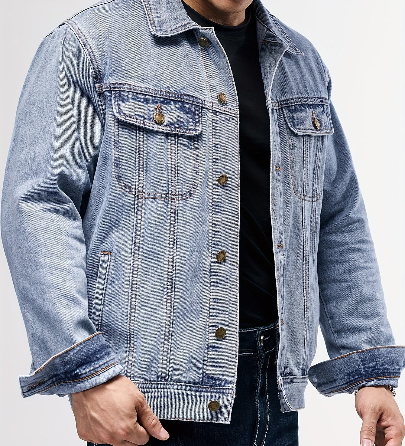 DENIM-TRUCKER-TAKKI MIEHILLE