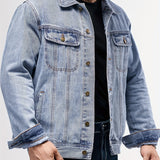 DENIM-TRUCKER-TAKKI MIEHILLE