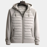 TÄYTEVYÖTETTY ZIP-HOODIE MIEHILLE