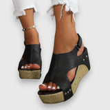 Mia – Vintage-tyyliset platform-sandaalit