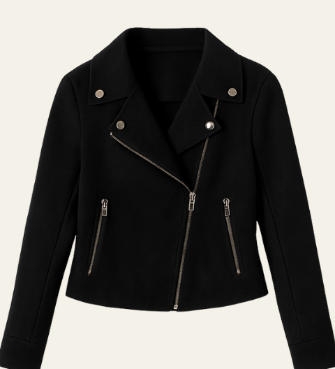 Aada – mokkapintainen biker-takki