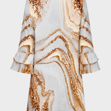 Damen Minikleid Print | Glocke