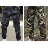 Huippulaadukkaat miesten camouflage-housut