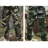 Huippulaadukkaat miesten camouflage-housut