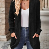 Neva™ - Tyylikäs pitkähihainen ribbineulecardigan