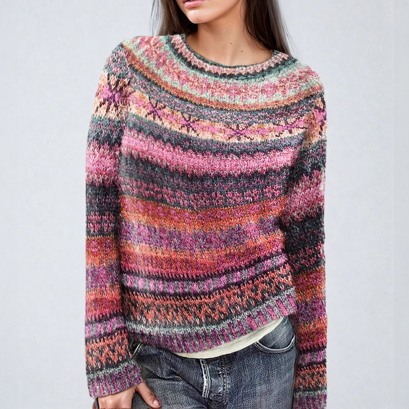 Anna | Klassinen Fair Isle -villapaita