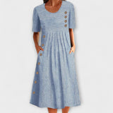 Luisa – Raidallinen ylellinen midimekko