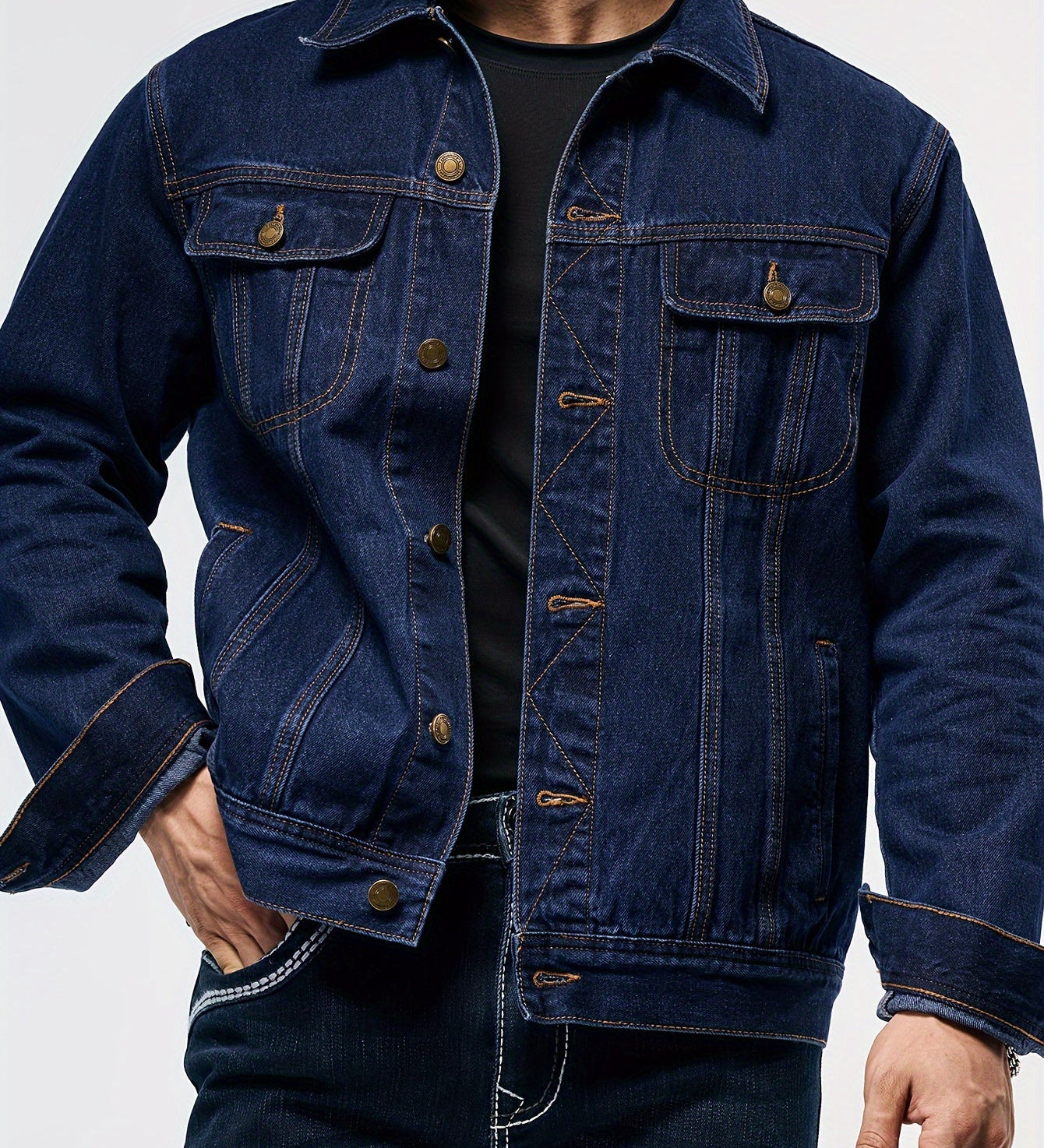 DENIM-TRUCKER-TAKKI MIEHILLE