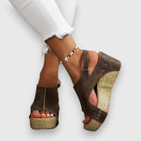 Mia – Vintage-tyyliset platform-sandaalit