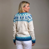 Eva | Vintage Islannin Käsintehty Cardigan