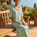 Damen Boho Sommerkleid | Vintage