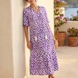 Damen Boho Sommerkleid | Vintage
