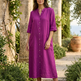 Damen Hemdblusenkleid | Knopfleiste