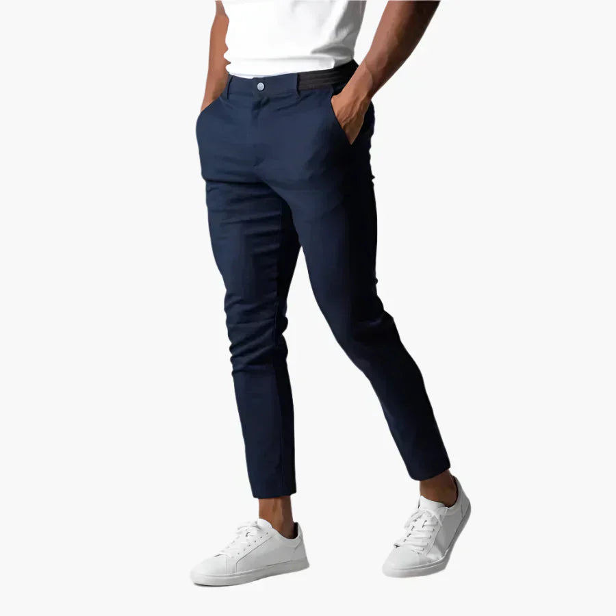 Tomáš – miesten slim fit -chinohousut – tyylikkäät työ- ja vapaa-ajan housut modernilla muotoilulla