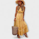 Lola - Maxi-mekko, jossa boheemit pitsit
