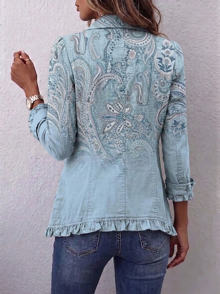 Emilia™ | Vintagehenkinen paisley-kuvioinen takki