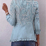 Emilia™ | Vintagehenkinen paisley-kuvioinen takki