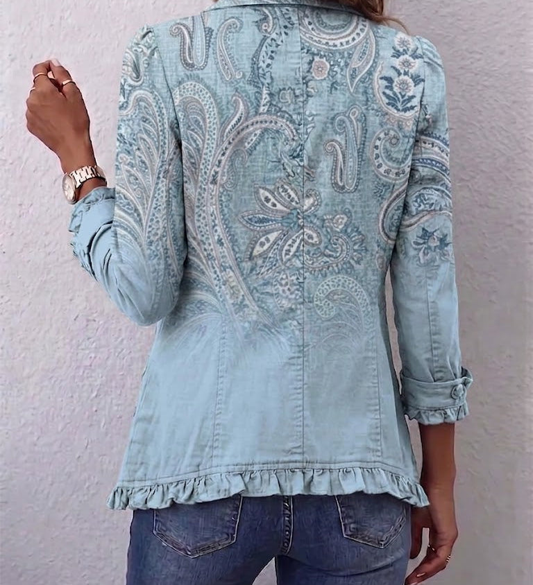 Emilia™ | Vintagehenkinen paisley-kuvioinen takki