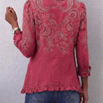 Valentina™ | Vintagehenkinen paisley-kuvioinen takki