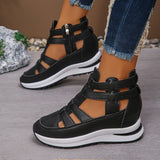 Mukavat kevyet wedges sivuvetoketjulla